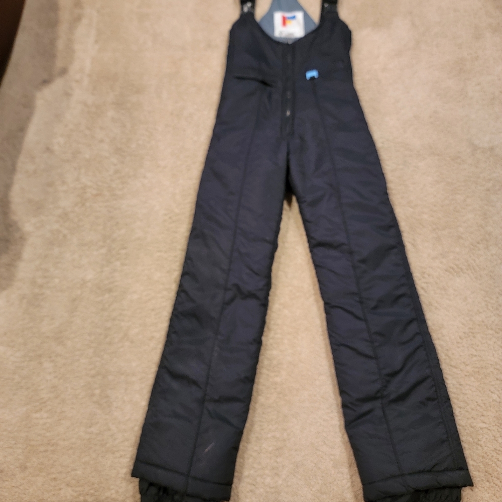 Black Forte Insulated Snow Bib Overalls (Flaw)